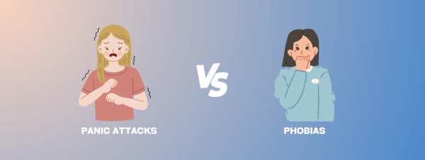 panic attacks vs phobias
