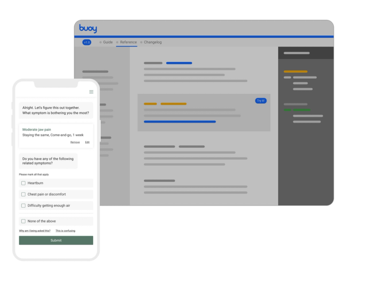 Example application using Buoy's API