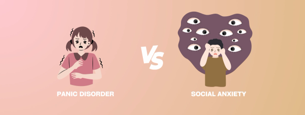 Discover the differences between Panic Disorder vs Social Anxiety Disorder. Learn symptoms, causes, and treatments to understand and manage these anxiety disorders!